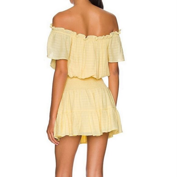 BCBGeneration Women's Off-The-Shoulder Fit and Flare Mini Dress, Size L - Picture 8 of 8